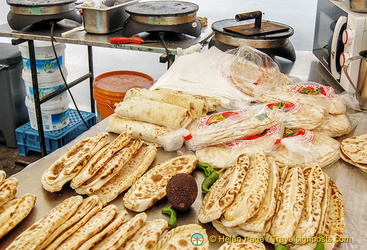 Turkish wraps and breads
